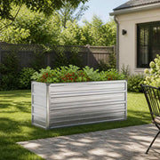 Letto rialzato da giardino Argento 100 x 40 x 55 cm 8006236