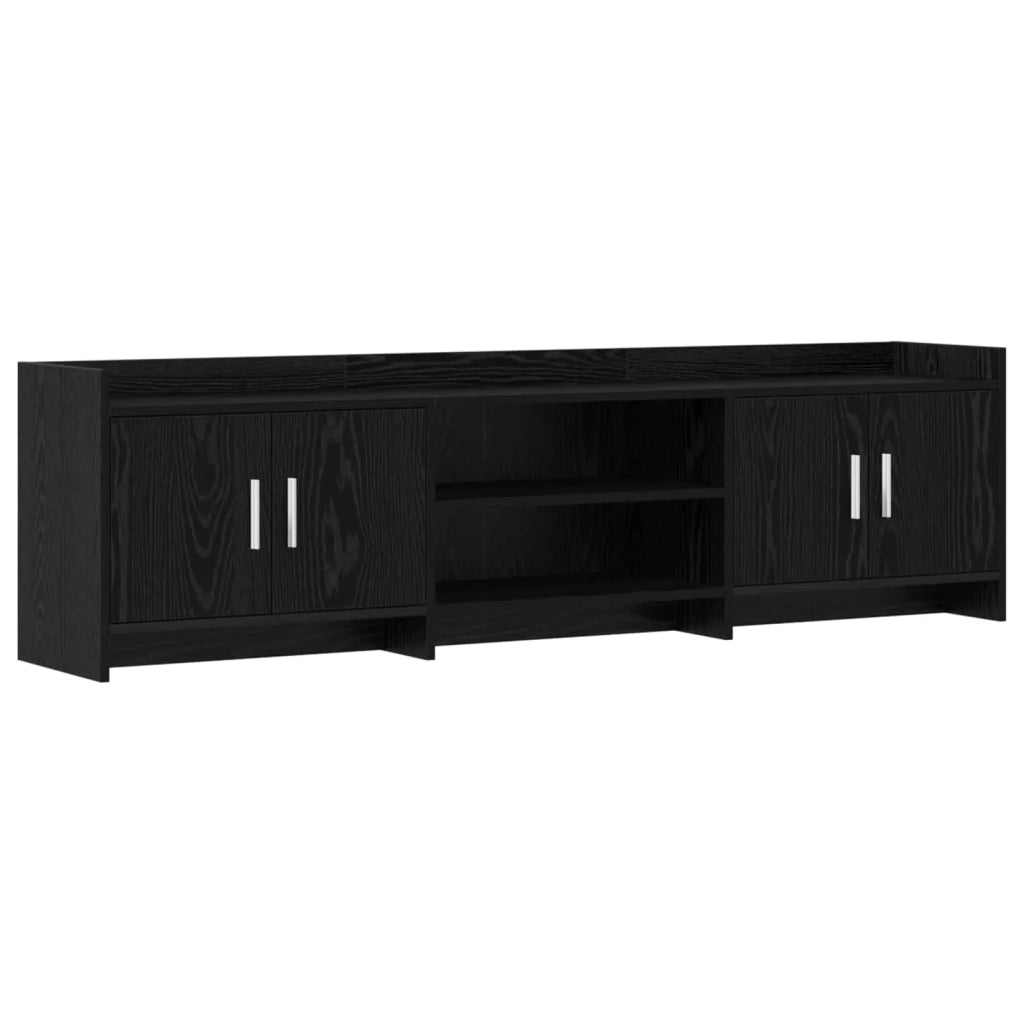 Mobile TV 168 x 33 x 47 cm Rovere Nero Legno ingegnerizzato 8011180