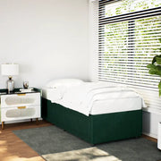 Giroletto senza Materasso Verde Scuro 80x200 cm in Velluto 3284973