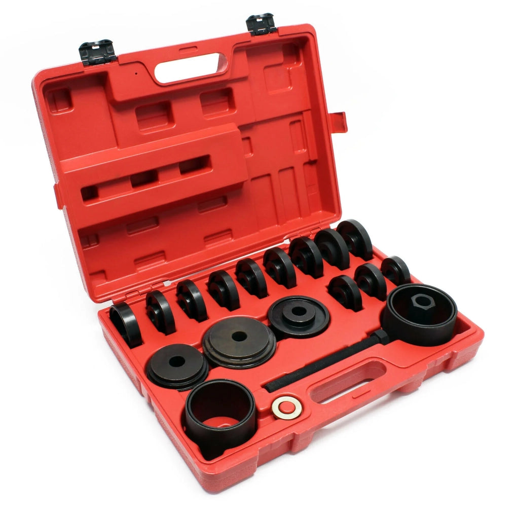 Kit di utensili per cuscinetti 24 pezzi. Estrattore per cuscinetti da 55–88 mm cuscinetto ruota anteriore 16_0002697