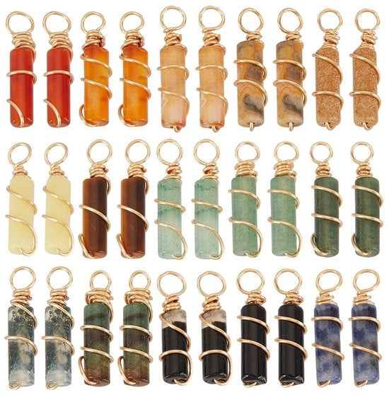 Set di 30 Hangers per Accessori in Pietra Naturale