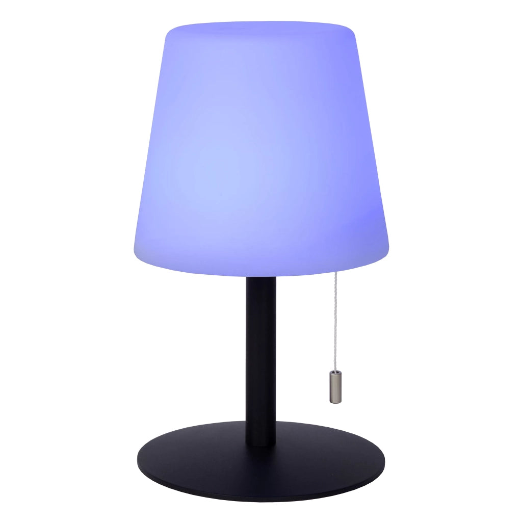 Lampada terrazzo nera LED 1,8W RGB IP44 Lucide RIO