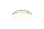 Plafoniera LED Danuta2 effetto stellato cromo Ø39 24W