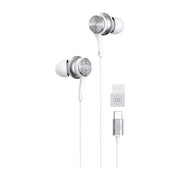 Cuffie cablate Maxell XC1 USB-C con adattatore USB-A bianco