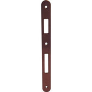 CONTROPIASTRA X SERRATURA PATENT 040T BONAITI - F.MM 22 B.TONDO BRONZATO- 5 pezzi