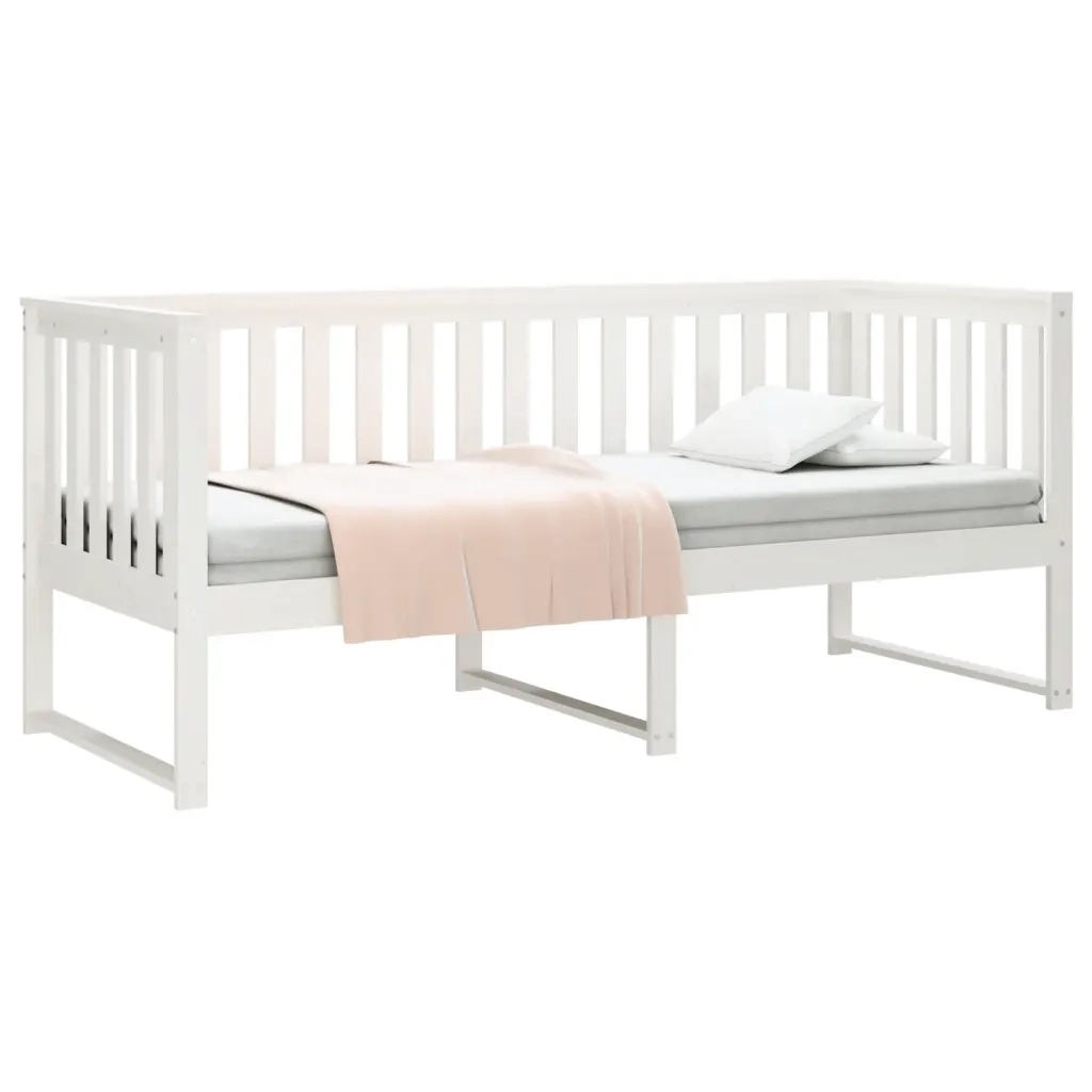 Dormeuse senza Materasso Bianco 75x190 cm in Legno di Pino 820892