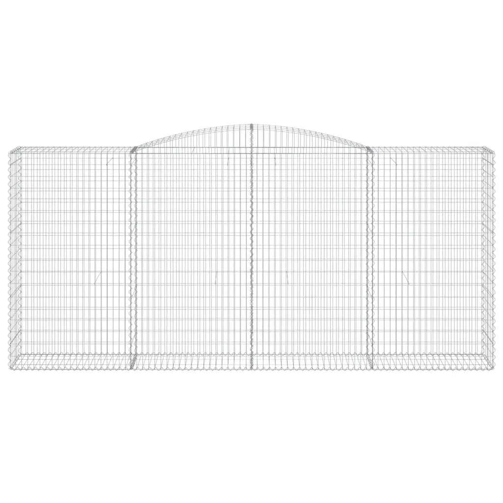 Cesti Gabbioni ad Arco 5 pz 400x50x180/200 cm Ferro Zincato 3147051