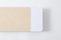 Supporto Monitor da Scrivania 56x20x5,7 cm con Base di Ricarica Wireless in MDF e Plastica Bianco