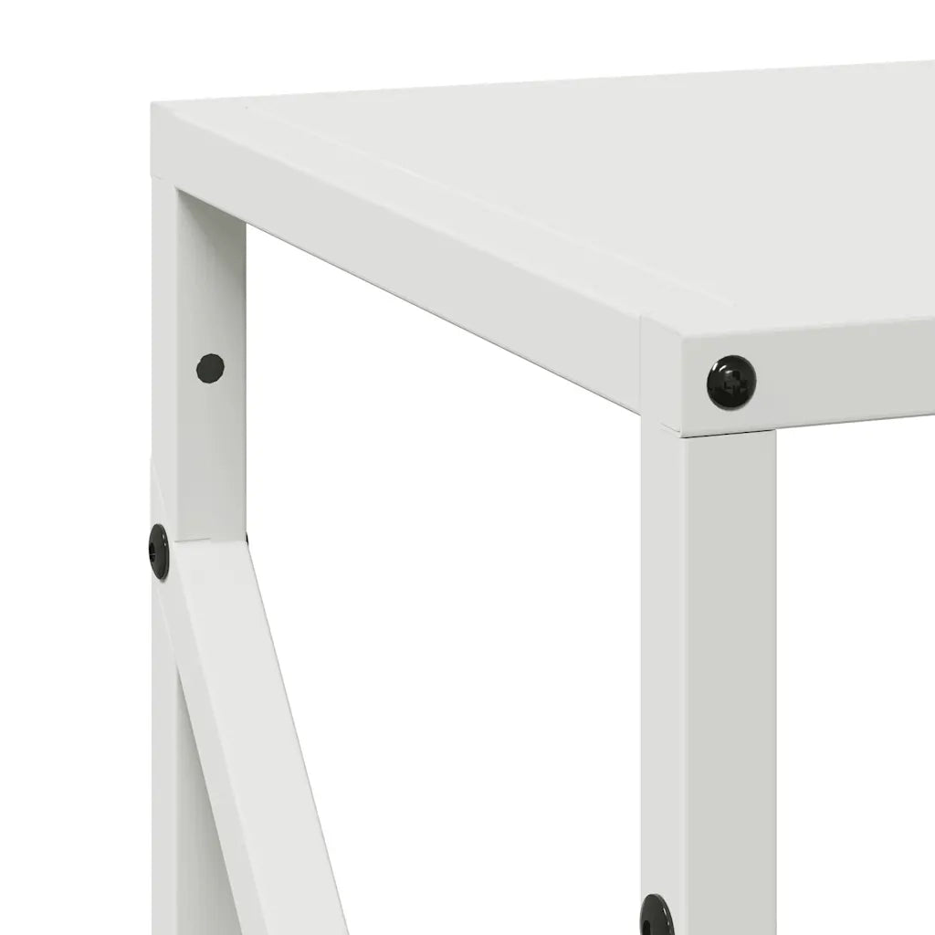 Rastrelliera per Legna da Ardere Bianca 34x25x100 cm CFW7999131