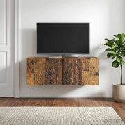 Mobile Porta TV da Muro 98 x 31 cm Legno antico 898903