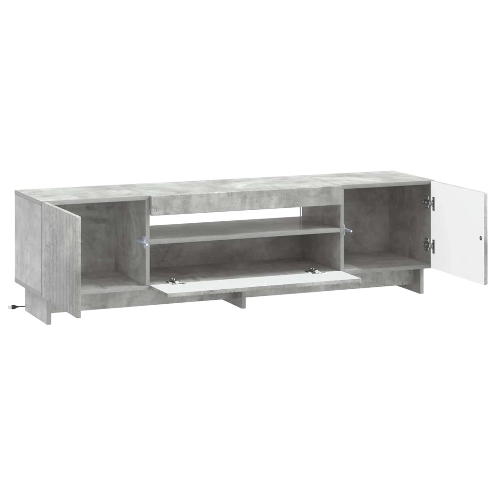 Mobile TV LED Grigio Cemento Legno ingegnerizzato 896028