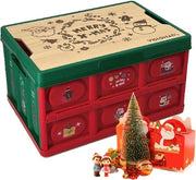 Contenitore di archiviazione per decorazioni natalizie - Scatola pieghevole per contenitore di archiviazione per decorazioni di vacanza.