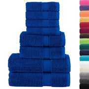 Set ASciugamani SOLUND 8 pz | Teli per bagno Blu 600 gsm