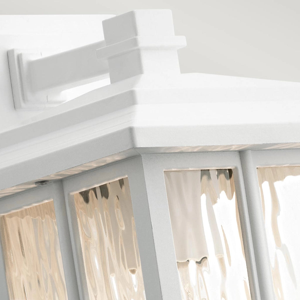 Applique esterno bianco E27 60W Beacon Square Kichler