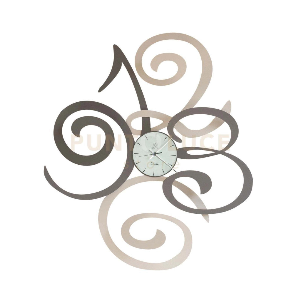 Orologio da parete moderno Filomena Fango e Sabbia