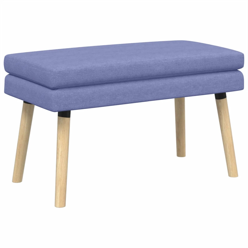 Panchina a doppio strato Blu jeans 80 x 40 x 47 cm Tessuto 42038444