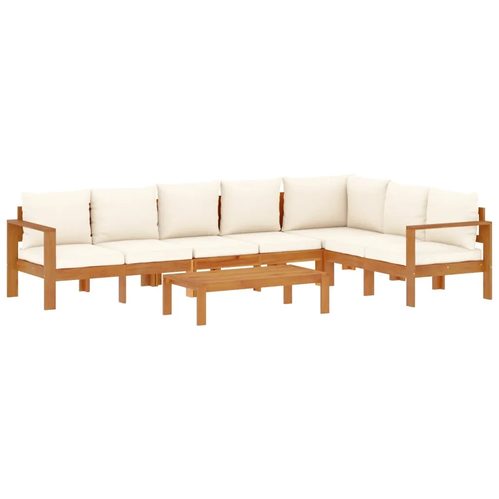 Set Divano da Giardino 5 pz con Cuscini Legno Massello Acacia 3214850