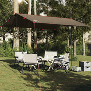 Telone da Campeggio Marrone 366x306 cm Impermeabile 4009595