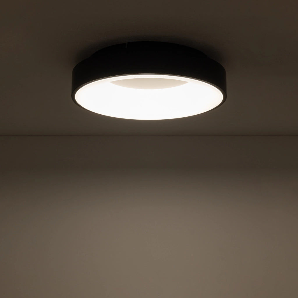Plafoniera tonda Ø38 LED 32W 3000K nero Nowodvorski