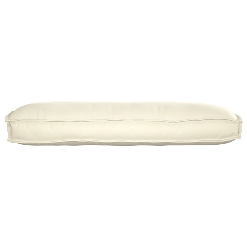 Cuscino per pallet per seduta/schienale Panna 120x50x12 cm Tessuto oxford