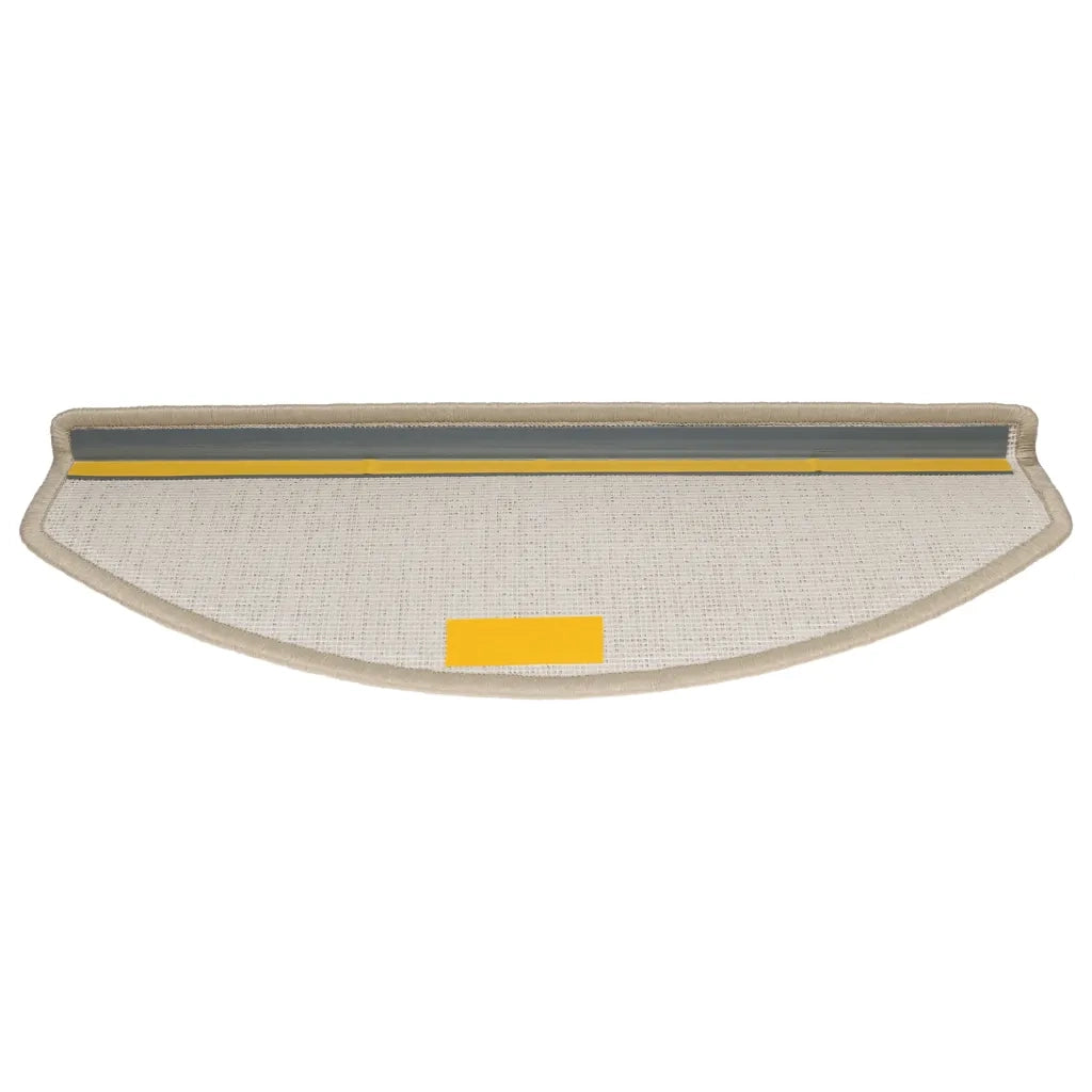 Tappetini per scale 15 pz 65x24x4 cm tortora semicircolari grandi 133890