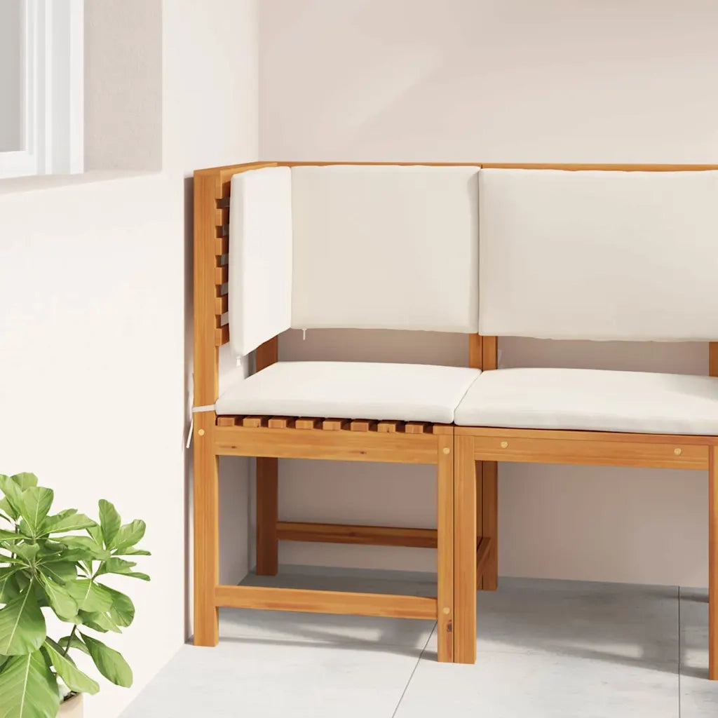 Sedia da patio-Sedia da Giardino con cuscino Marrone 50 x 50 x 91cm 854237