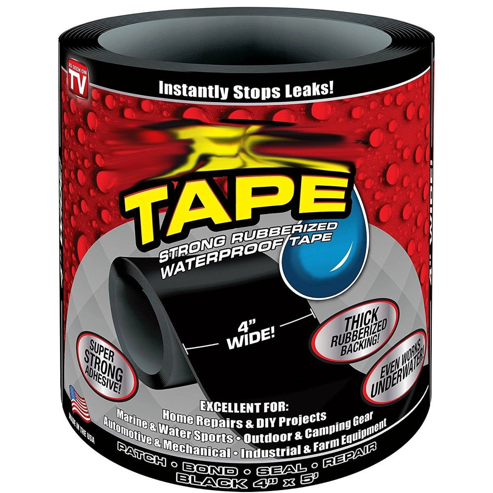 Trade Shop - Nastro Per Riparazione Immediata Perdite D'acqua Resistente Flextape Flex Tape -