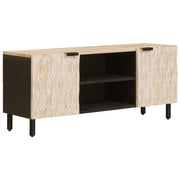 Mobile TV con porta Finitura Bianco Lavato 105 x 33 x 46 cm 4017864
