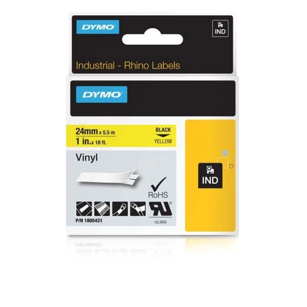 Nastro 24mmx 5 5m vinile ne/gi - 1805431