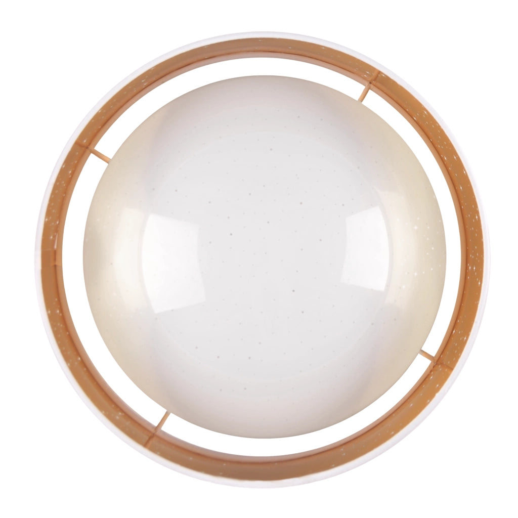 Plafoniera LED Polux Tuluza bianco oro 18W 4000K Ø32cm