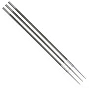 Taglierino a catena con 3 lami - Precisione di affilatura - Materiale duraturo - Facile da usare - Compatibile con OREGON - Diametro 3,5 mm - Lame a vanga