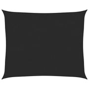 Vela Parasole | Telo Ombra | Vela da ombra 160 g/m2 Nera 2,5x3 m in HDPE