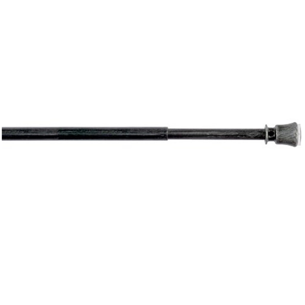 Astine scorritenda titan nero argento da cm 50 a cm 60 confezione pezzi 2