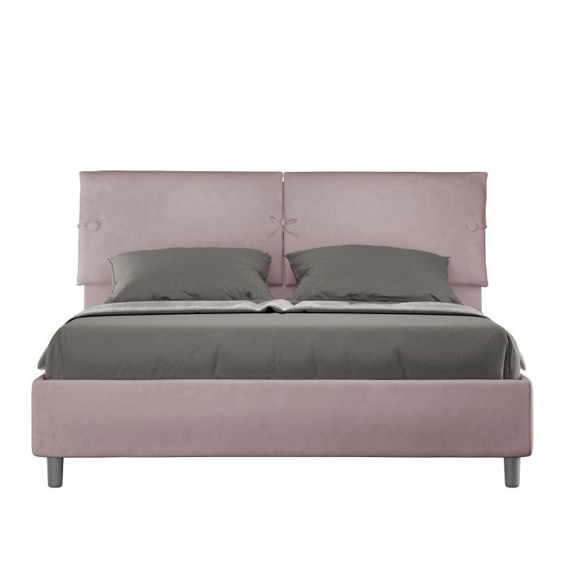 Letto imbottito Matrimoniale 160x210 cm Sleeper - Senza rete,Glicine,Microfibra