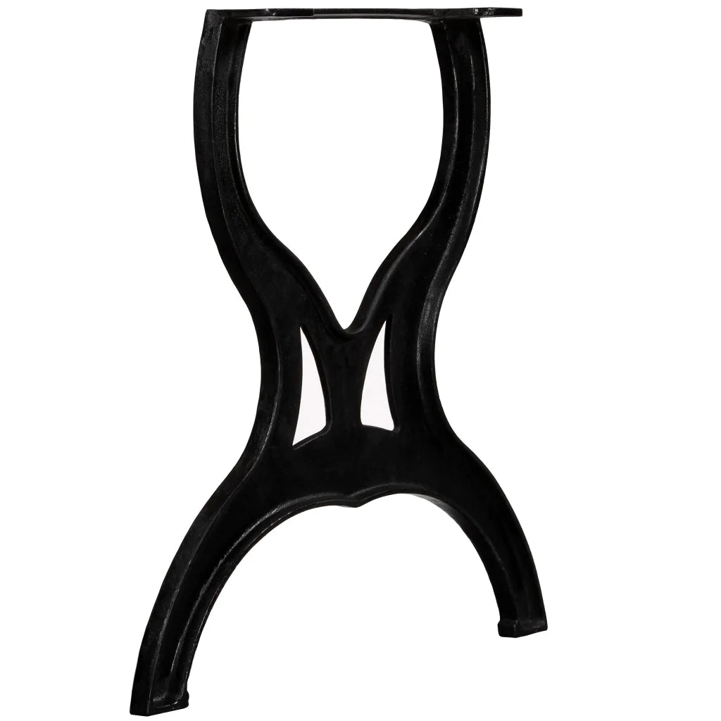 Gambe per Tavolo da Pranzo 2 pz a Forma di X in Ghisa
