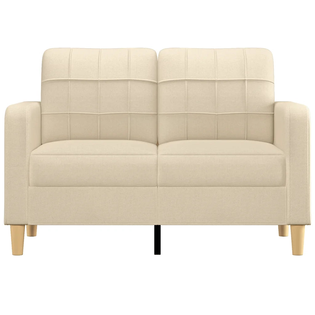 Divano a 2 Posti Crema 120 cm in Tessutocod mxl 126528