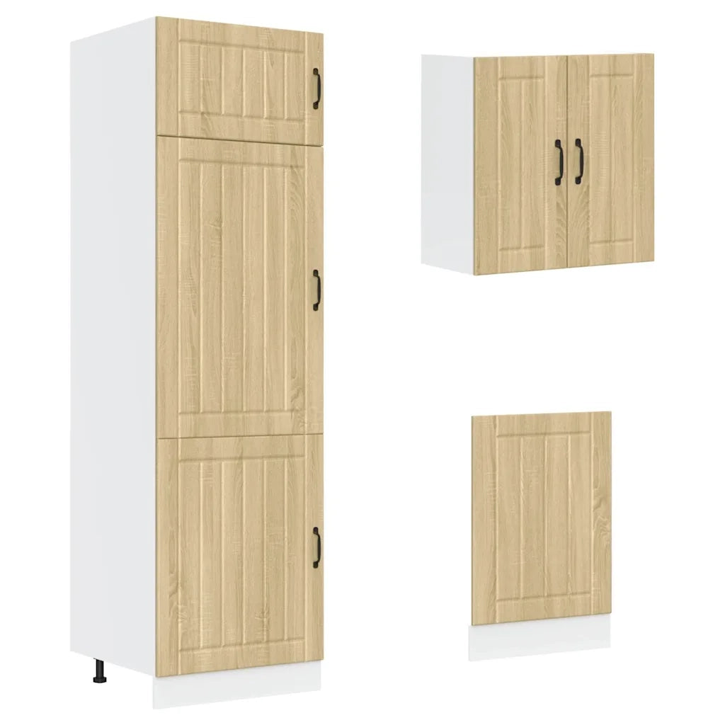 Set Mobili da Cucina 8 pz Lucca Rovere Sonoma in Truciolato 3314804