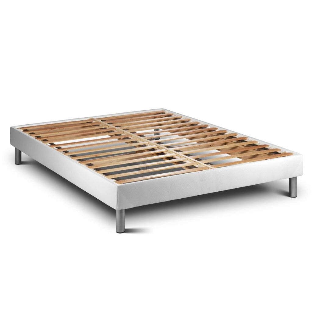 Pacchetto letto completo - Materasso 180x200cm + Box spring con doghe (in kit) + 2 cuscini + Piumino - Vitalpower Recover