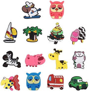 Magnetizzatore per frigorifero per bambini, 14 pezzi Set di magneti per whiteboard Animali cartoon Auto Magnetizzatore per frigorifero Educativo Casa Scuola Casa e ufficio (14 pezzi)