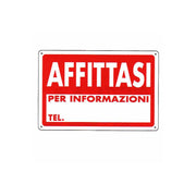 Cartello Affittasi 30X 20 Plastica