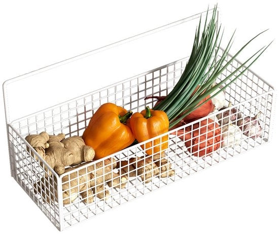 Opbergmando per Parete - Raccoglitore per Cavi - Installazione Facile - Ventilatore per Aria Fresca - Raccoglitore per Oggetti