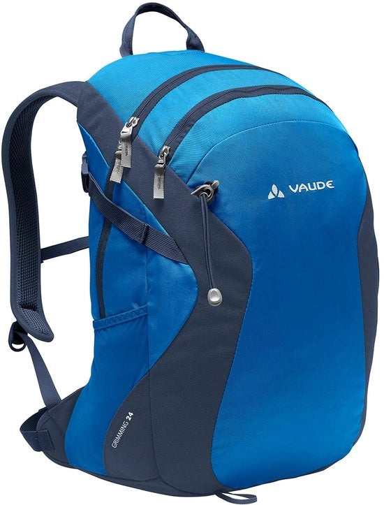 Zak da donna e uomo per escursioni, Grimming Blue 24 l, impermeabile, ventilata, con tasca per laptop