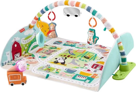 Centro di Attività per Bambini con Telaio di Gioco Extra Grande per Bambini e Piccoli Allievi - Musica Luci Auto - Telaio di Gioco Extra Grande - GRV42