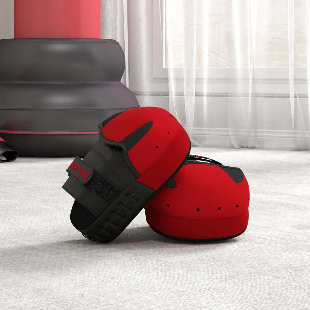 Guantoni da Boxe Curvi per Allenamento ¨C zephmum ¨C Rosso