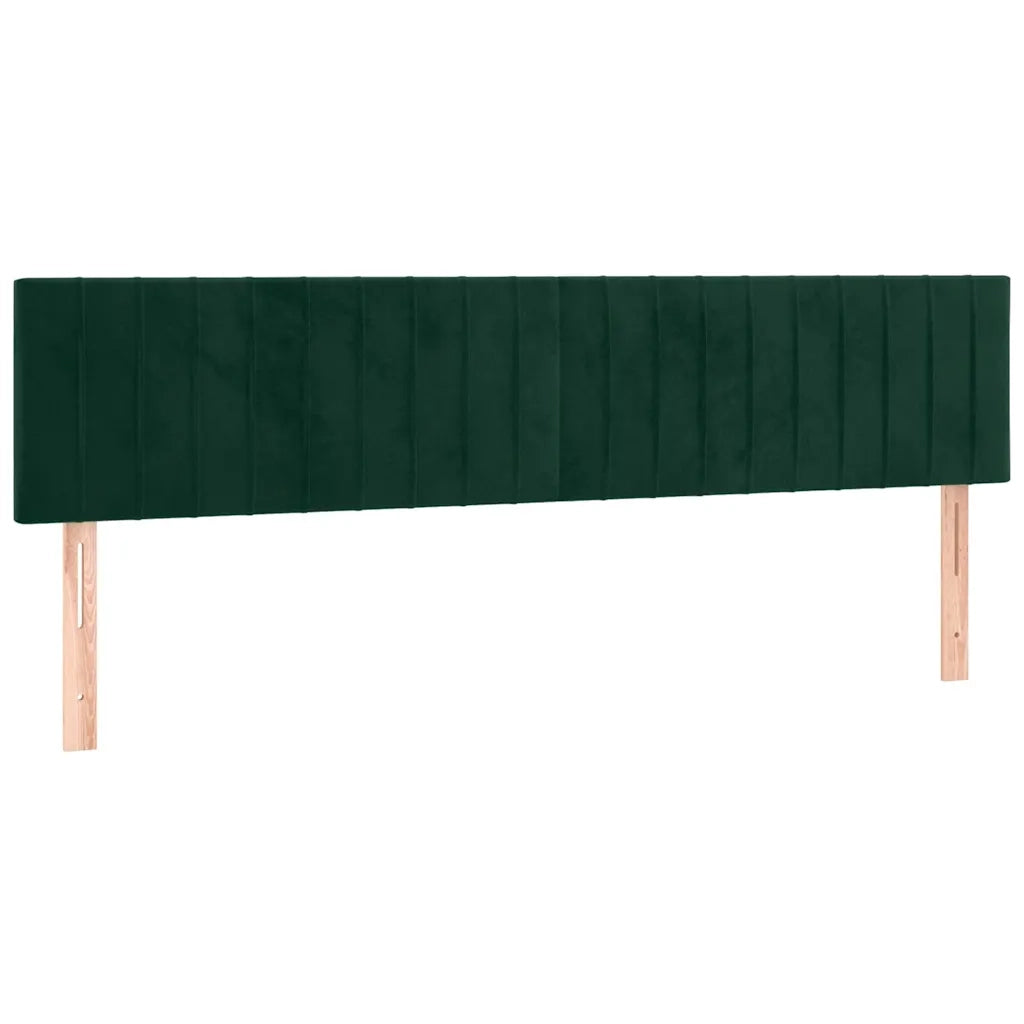 Testiera a LED Verde Scuro 180x5x78/88 cm in Velluto 3121913
