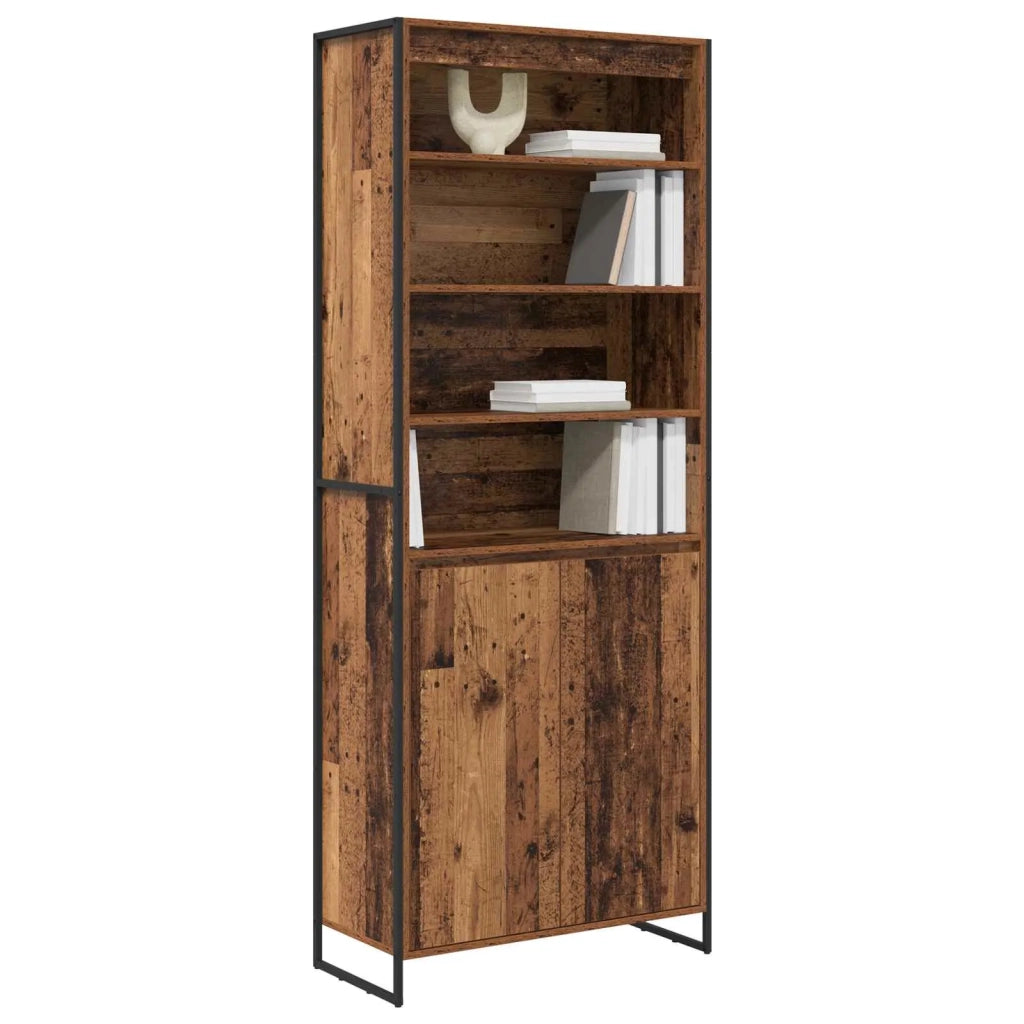Credenza | Armadi alti Legno vecchio 79 x 36 x 200 cm Legno multistrato