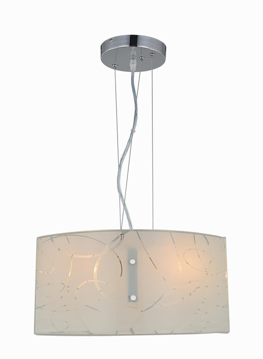 Lampada a Sospensione da Interno  E27 in Metallo Bianco