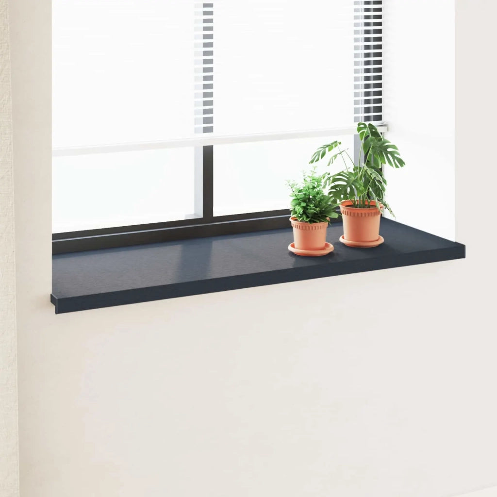 Soglia della Finestra Antracite con Venature del Legno PVC CFW3164294