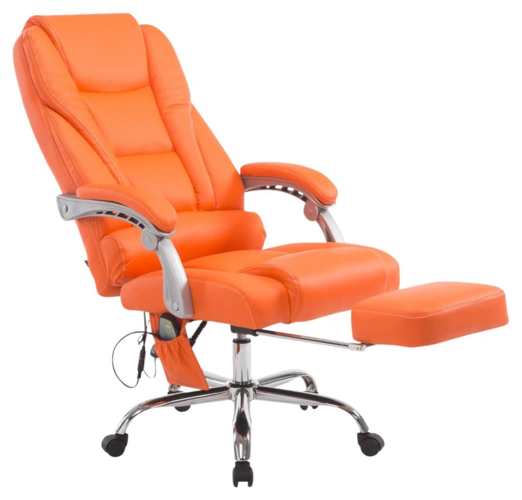 Sedia da ufficio massaggiante PACIFIC arancione