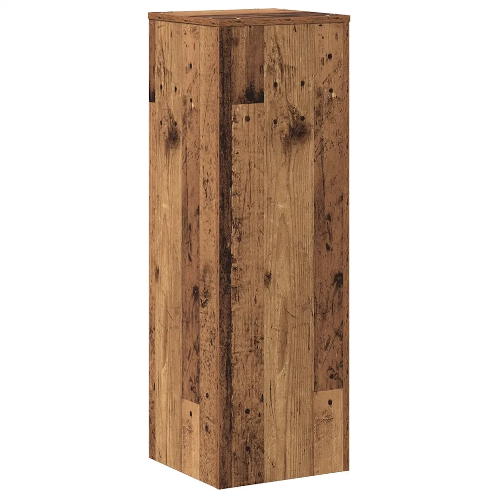 Supporto per Piante Legno Vecchio 33x33x100 cm in Truciolato